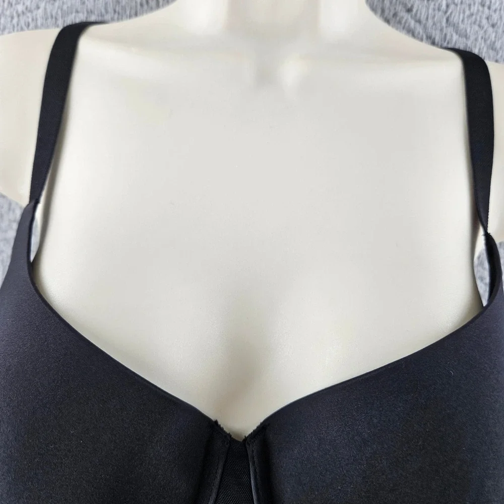 Wacoal Bra 34DD Black 853281‎ Ultimate Side Smoother Underwire Full Coverage